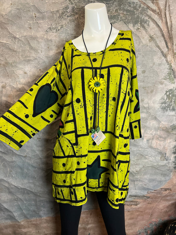 1806K The Lola Pop Art Top
