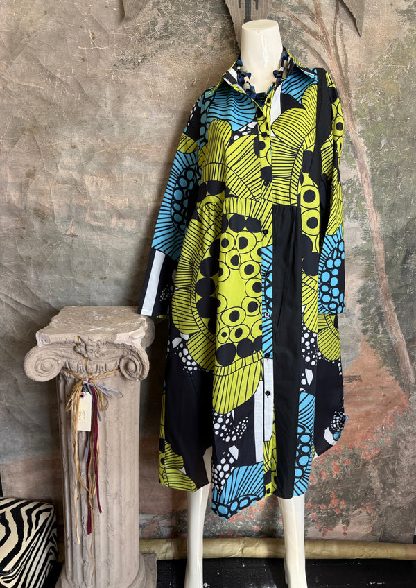 2855 Poplin Shirtdress