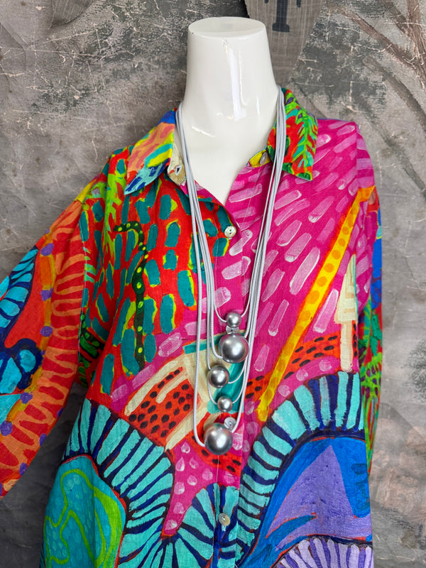 CP-92527 Abstract Blouse