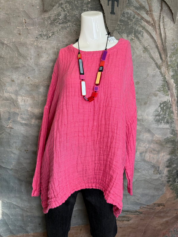 PW8815 We The Free Pucker Tunic-Lilac Purple