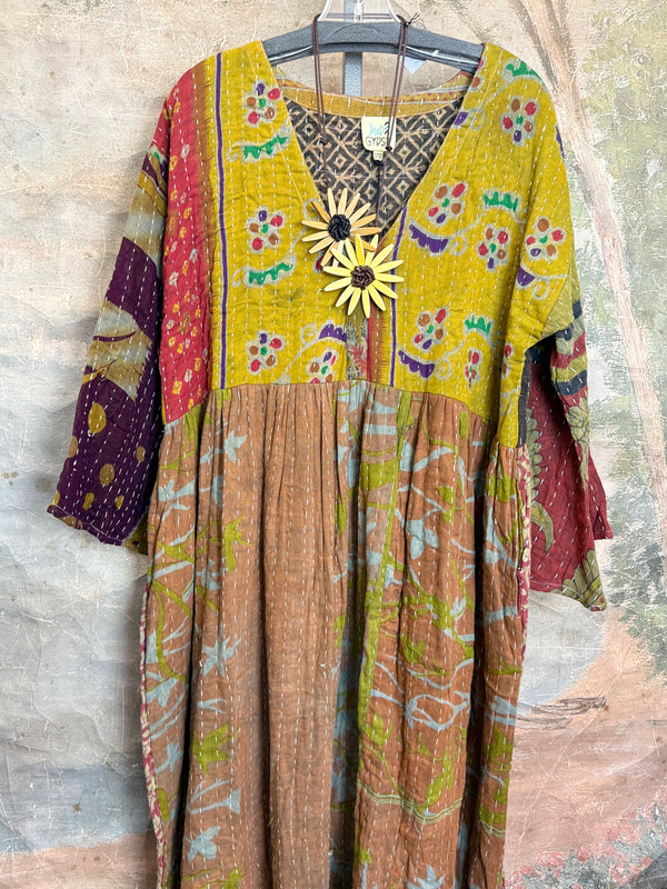 JG-156 Kantha Sunrise Dress-5 MIX