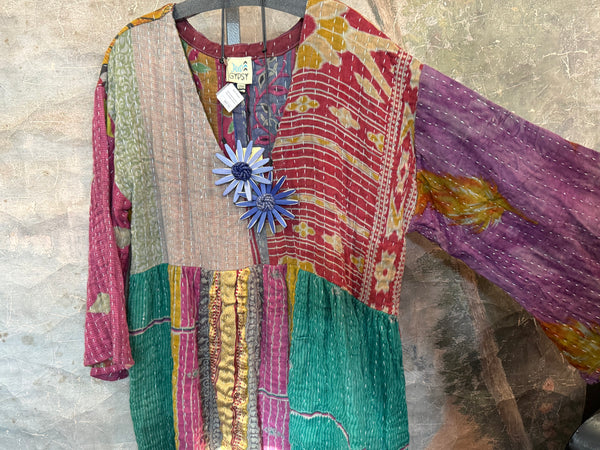 JG-156 Kantha Sunrise Dress-4 MIX