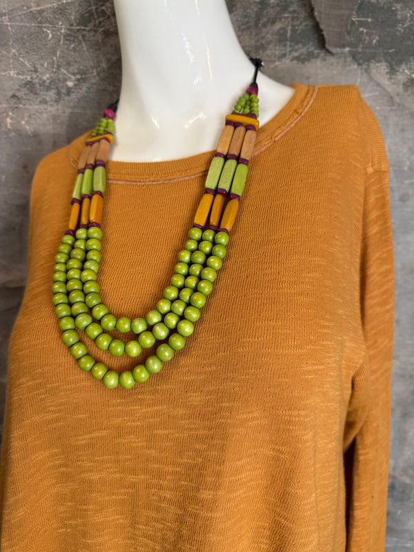 1050-88 Cotton Knit Angel Tee-Aspen