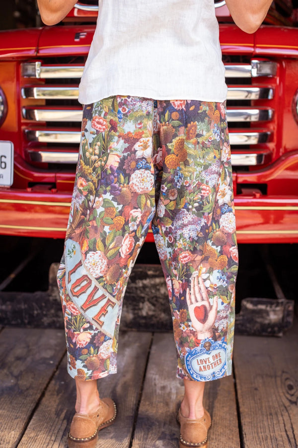 MOTS Linen Crop Artist Pant-Love Language