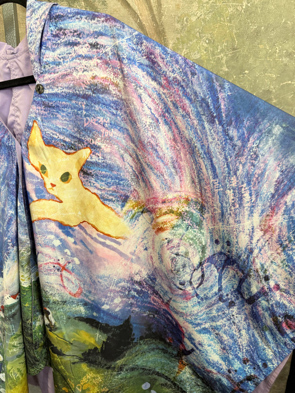 Inoah's Artful 2 Look Raincape-Cats Dream
