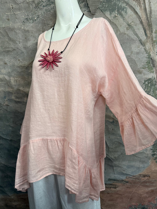 MP-HLT651 Baby Doll Top-Quartz Pink