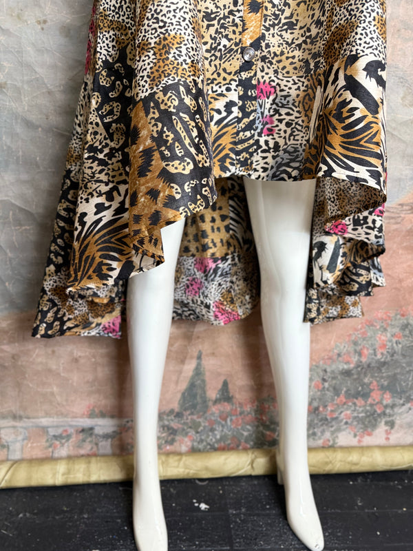 AD26-01 The High-Low Echo Dress-Safari Flair
