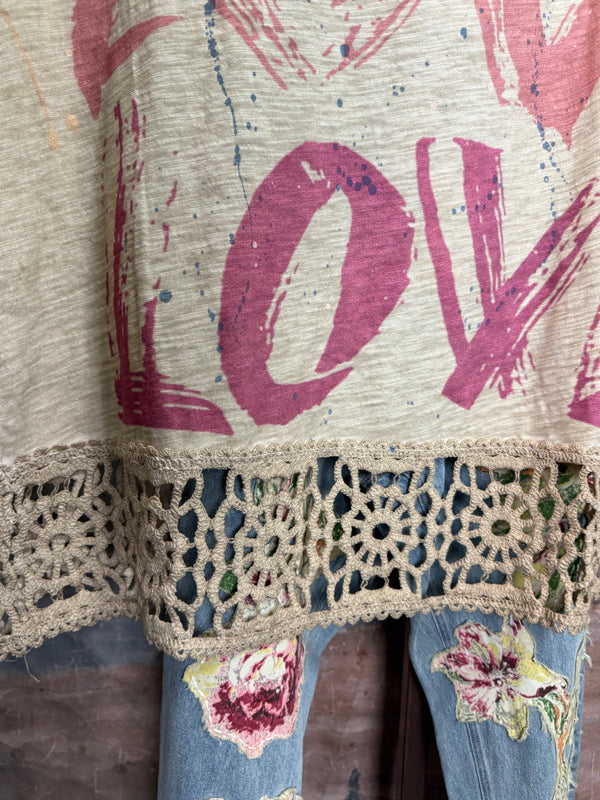 A26 Art-To-Wear LOVE Poem Shirt