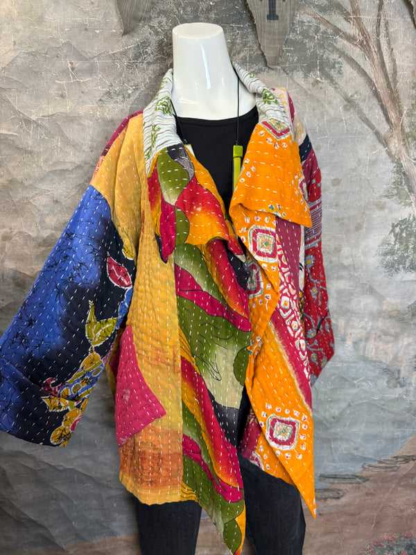 SS6148 Funky Kantha Jacket-Marley A