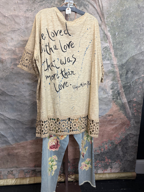 A26 Art-To-Wear LOVE Poem Shirt