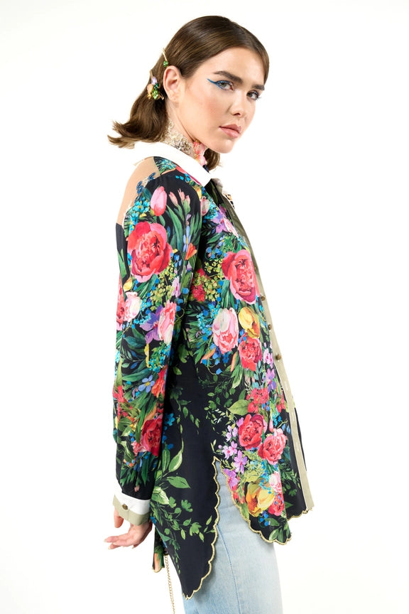 ED24K3 Zinnia Boyfriend Shirt
