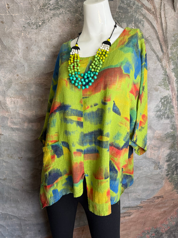 Z6653 Painters Top-Kiwi