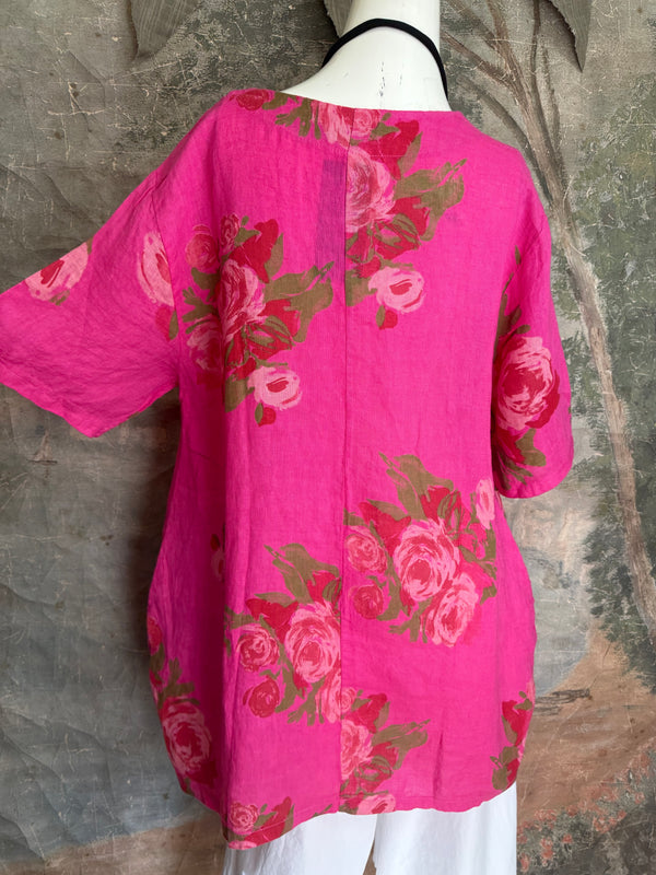 90645-62 Rose Pocket Tunic-St.Berry