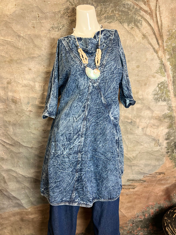 RS861A Denim Geneva Tunic