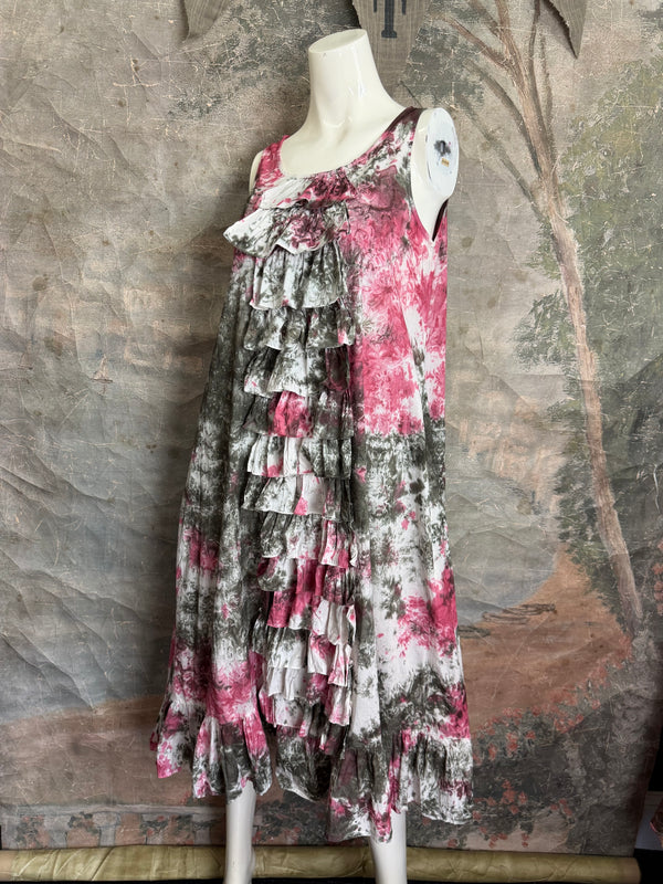 PL-C219D Ruffle Tank Dress