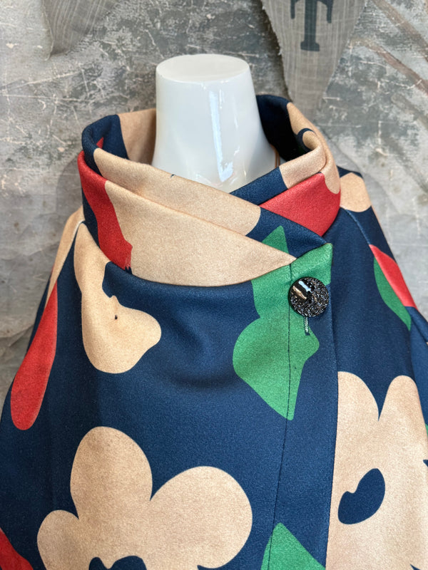 91813 Asym Floral Cropped JTK-TEAL