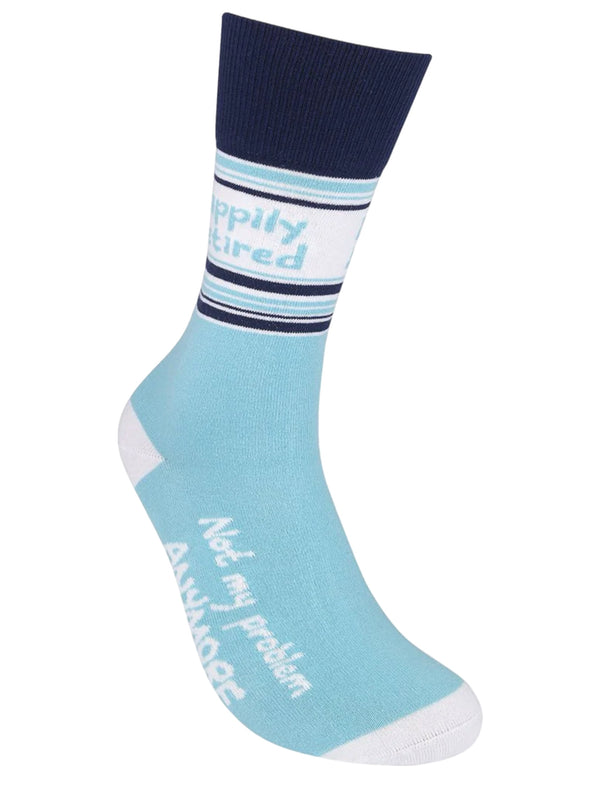 Art To Wear Novelty Socks-Happily Retired