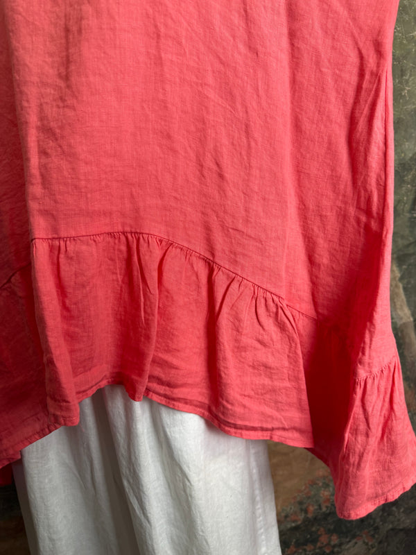 MP-HLT651 Baby Doll Top-Grapefruit