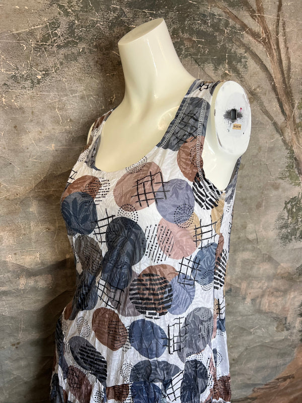 25007 Crinkle Bubble Dress