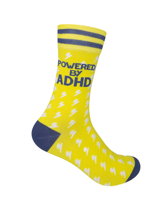 Art To Wear Novelty Socks-Powered By ADHD 😵‍💫