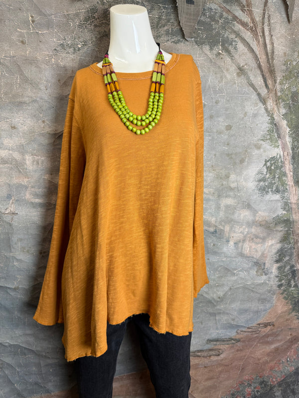 1050-88 Cotton Knit Angel Tee-Aspen