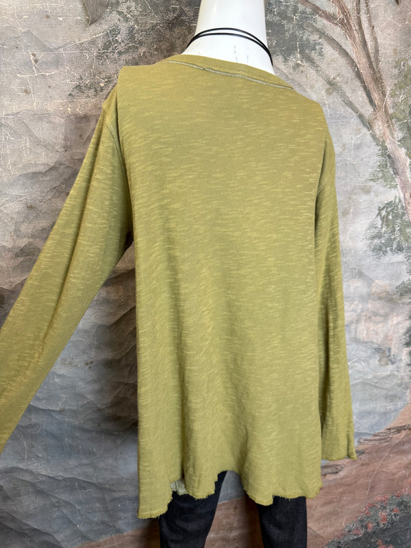 1050-88 Cotton Knit Angel Tee-TEAK