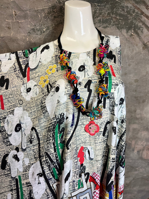 T1369K White Knit Whimsy Top-Daily Bloom