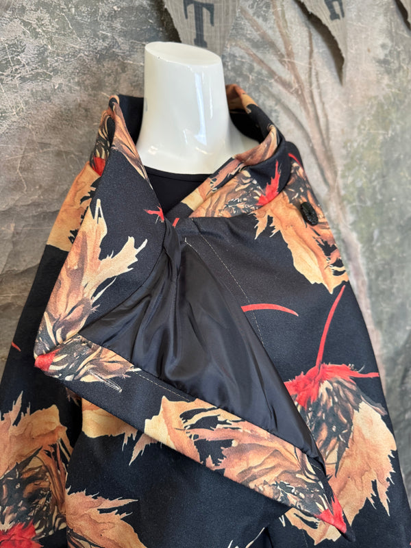 91813 Asym Floral Cropped JTK-BLACK