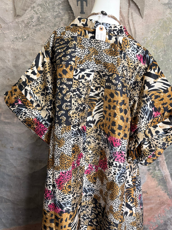 AD26-01 The High-Low Echo Dress-Safari Flair