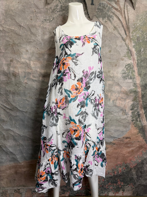 MP-MD1041 Dress W/Ruffle-OFFWHITE7