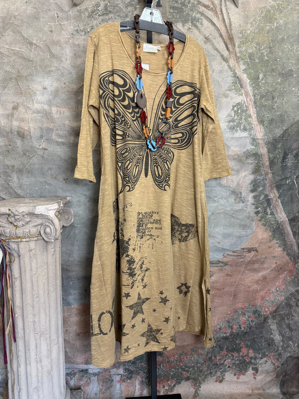 PL-630 Butterfly tshirt Dress
