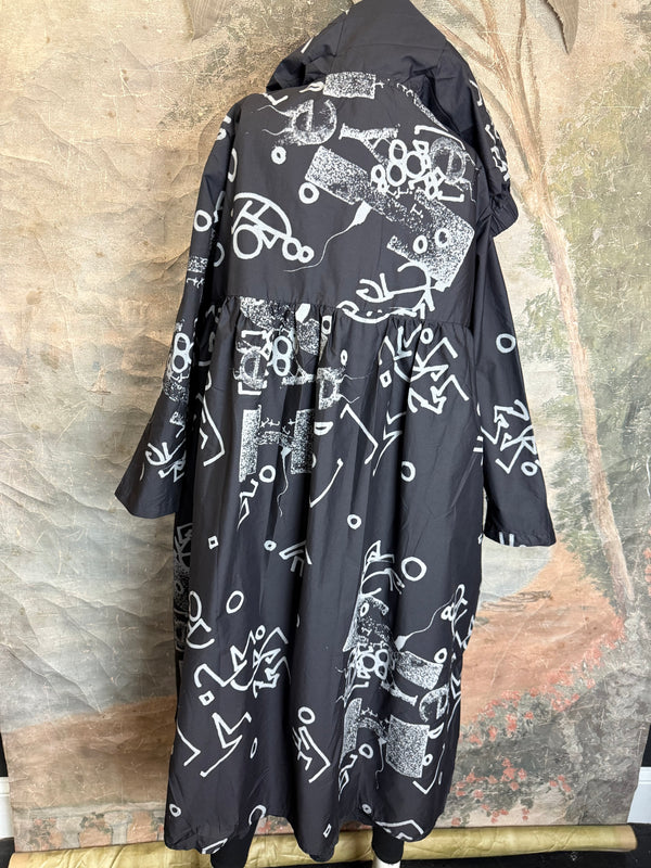 1029 City Scribble Jacket-Gray