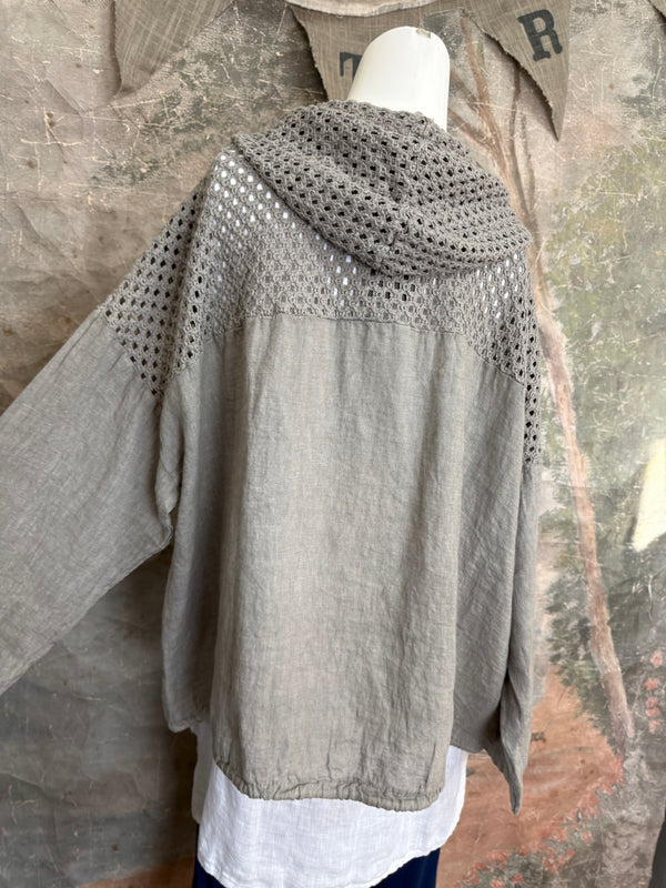 92076 Mix Net Jacket-Mud