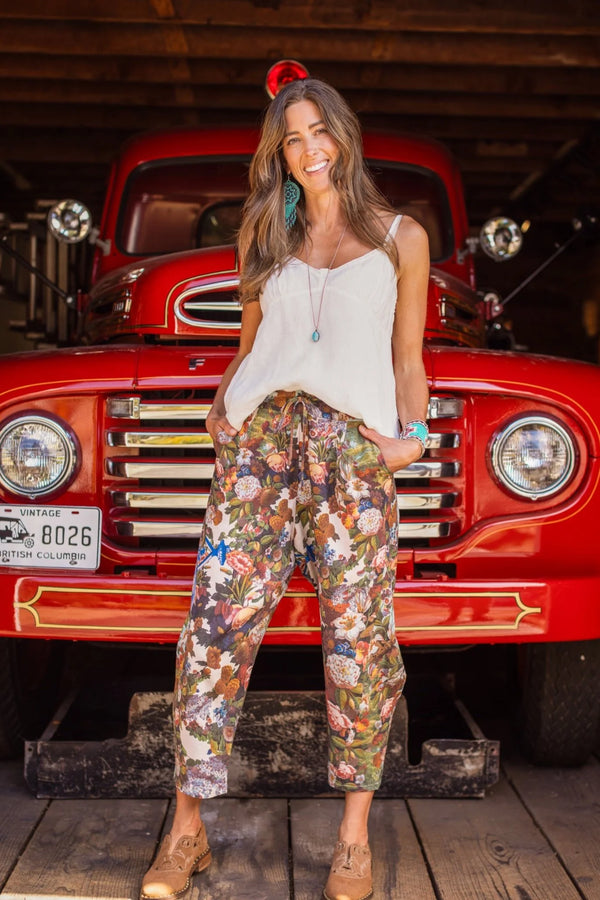 MOTS Linen Crop Artist Pant-Love Language