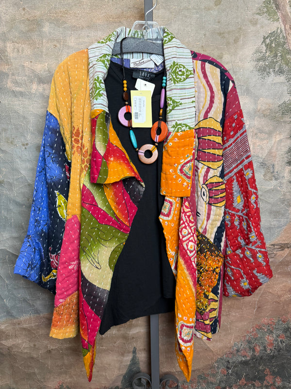 SS6148 Funky Kantha Jacket-Marley A