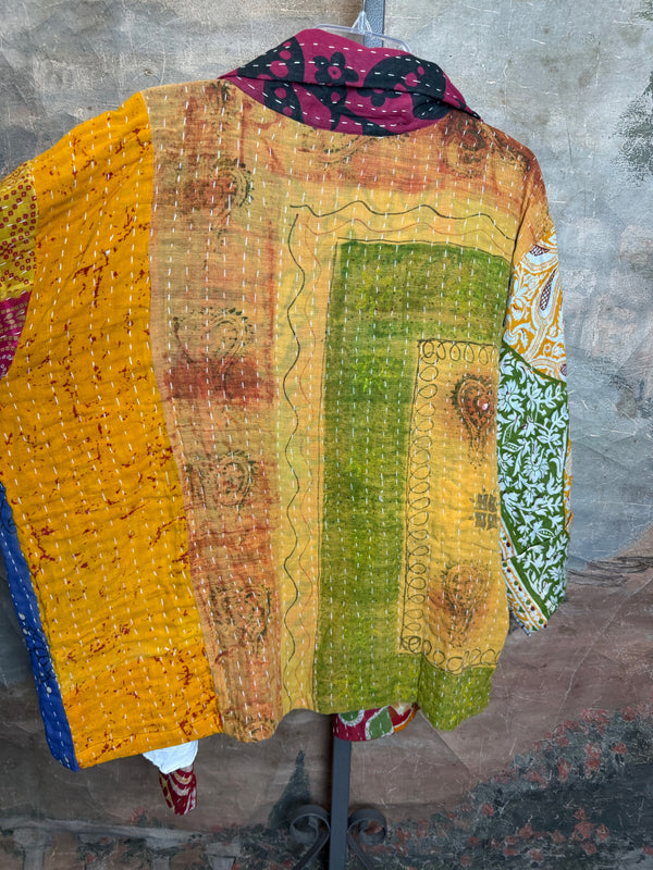 SS6148 Funky Kantha Jacket-Marley C