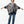Load image into Gallery viewer, T1597 Waffle Knit Pullover with graffiti print over olive green crinkle tiered skirt on mannequin - 2
