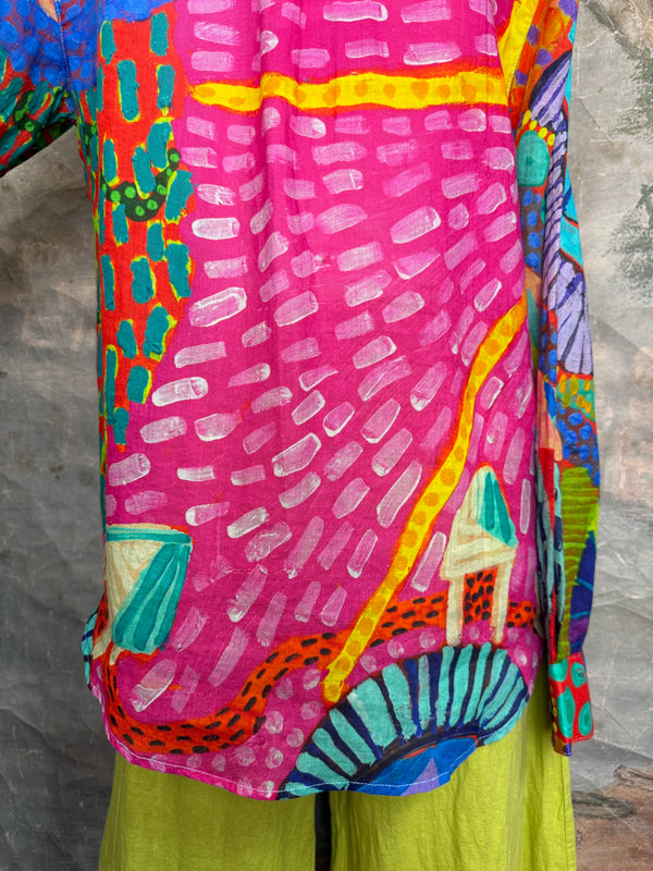CP-92527 Abstract Blouse
