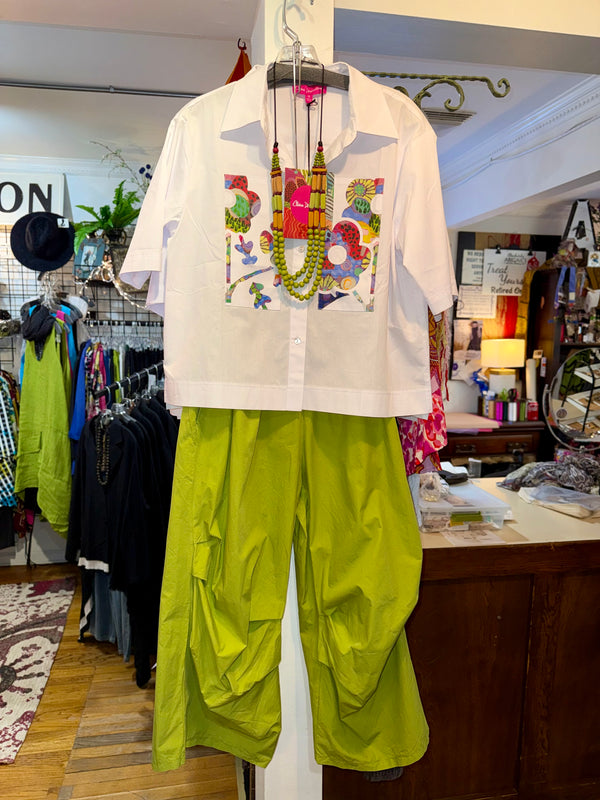 CP-92562 Tropical Short Slv Top