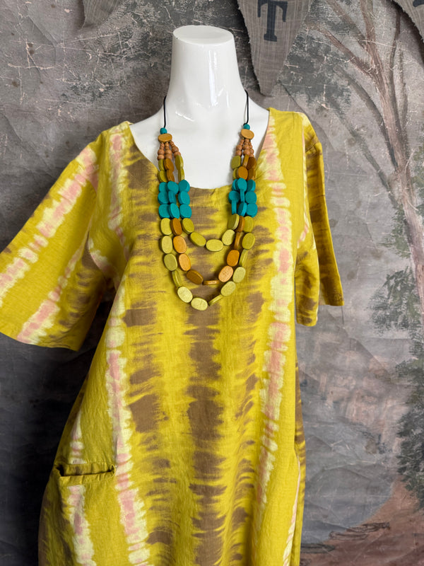 90847T-62 San Fran Dress-Mustard