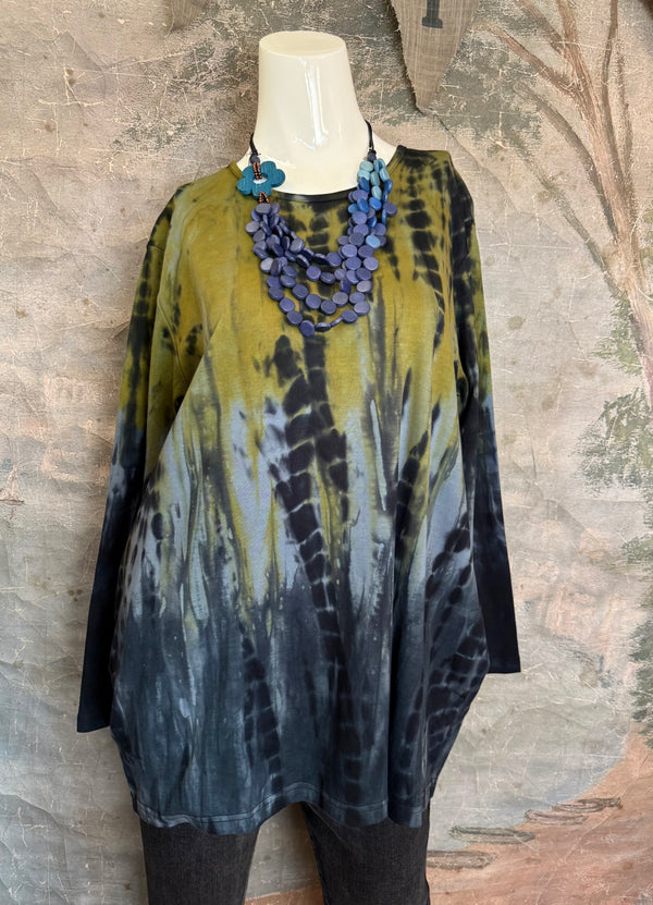 DD1813 Milla  L/Slv Top-Mustard