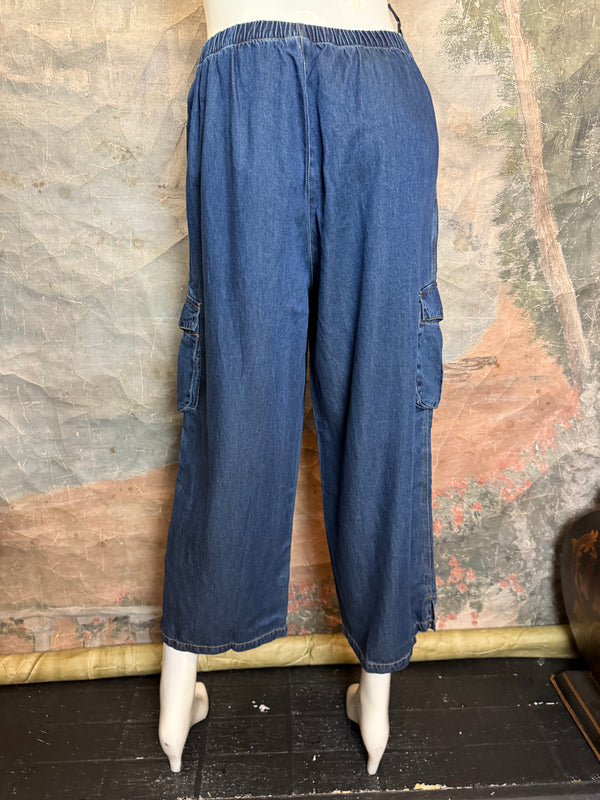 30135N15 Denim Cargo Pant