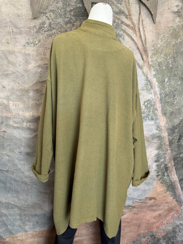 833-3184 Flare Cardi Coat