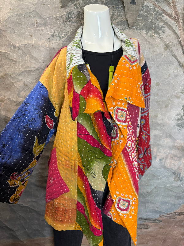 SS6148 Funky Kantha Jacket-Marley A