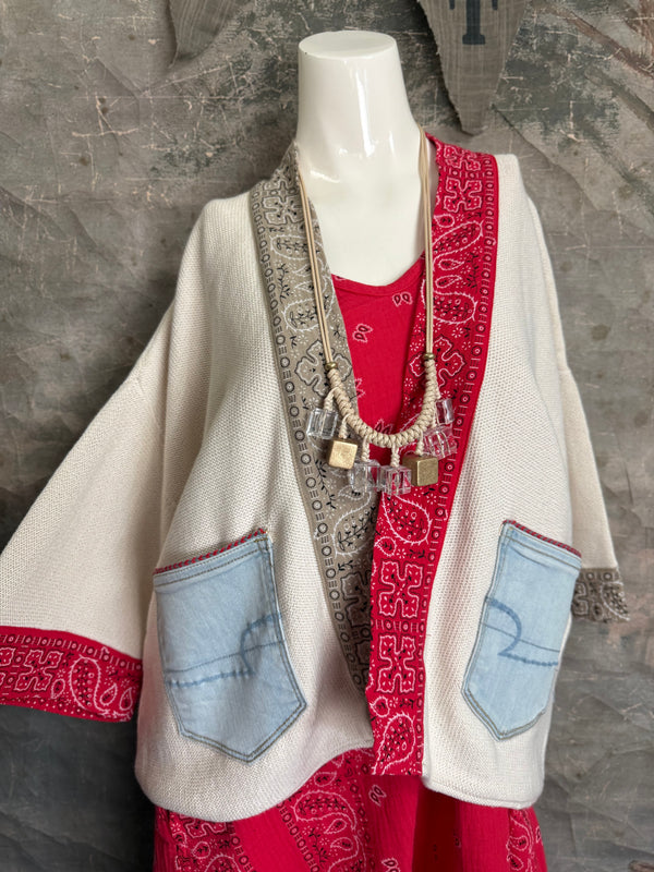 5771 Bandana Cardigan