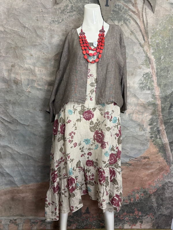 MP-MT348 Bolero With Button-Mud