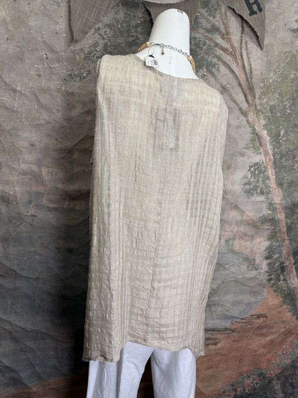 MP-CR293 Double Layer Tank-Natural