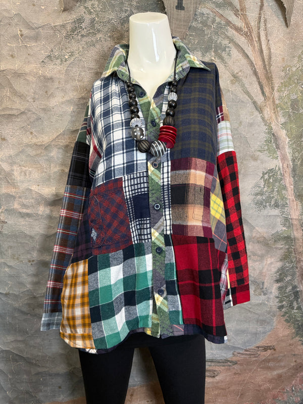 5620 Flannel PW BF Shirt- PW A