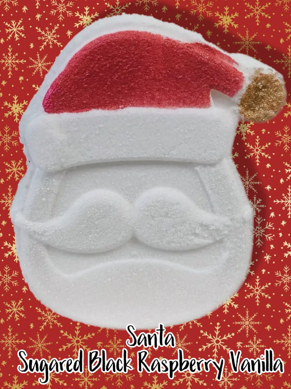 1101 Holiday Bath Bomb Fizzys-Santa Claus