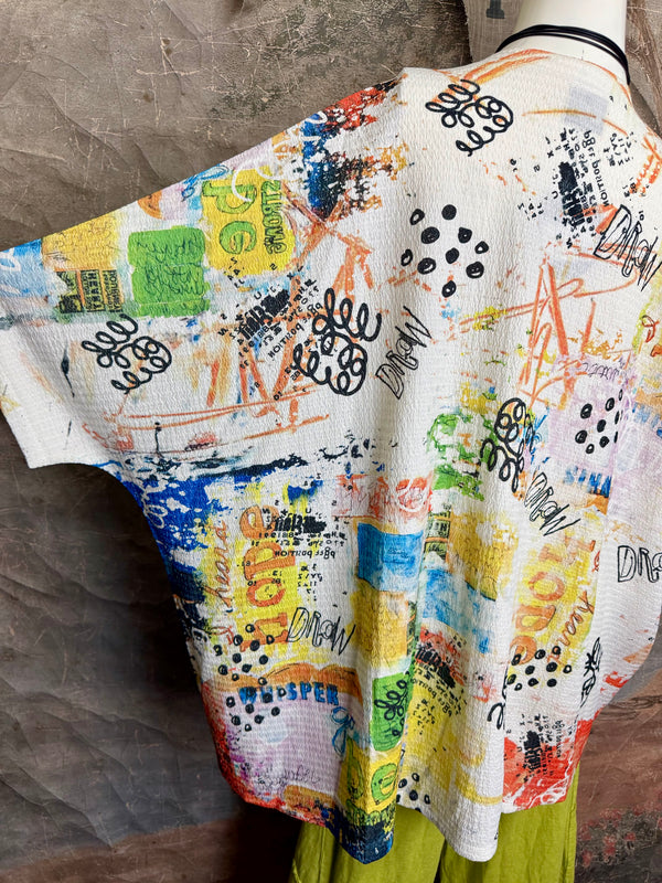T1029YO Vneck Pullover Top-Bones & Hearty